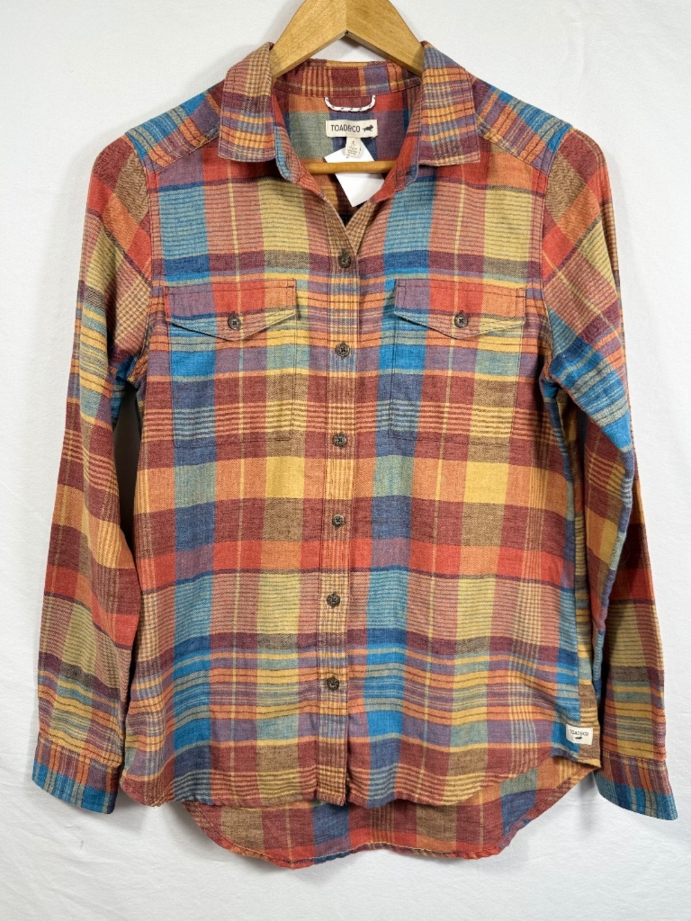 Toad&Co Women's Re-Form Flannel Long Sleeve Shirt